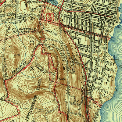 United States Geological Survey Nyack, NY-NJ (1943, 31680-Scale) digital map