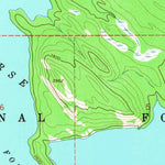 United States Geological Survey Nyack SW, MT (1964, 24000-Scale) digital map