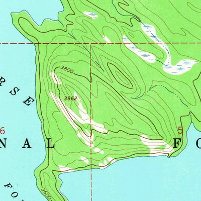 United States Geological Survey Nyack SW, MT (1964, 24000-Scale) digital map