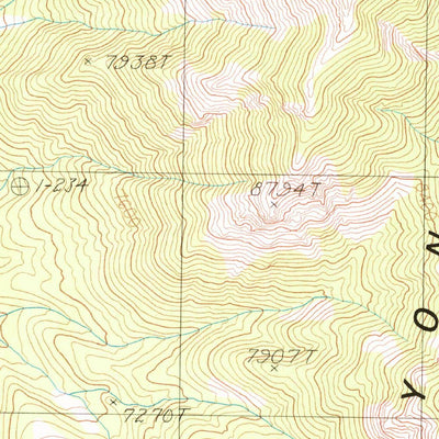 United States Geological Survey Nyala, NV (1985, 24000-Scale) digital map