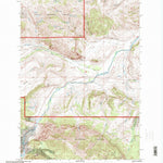 United States Geological Survey Nye, MT (1996, 24000-Scale) digital map