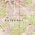United States Geological Survey Nye, MT (1996, 24000-Scale) digital map