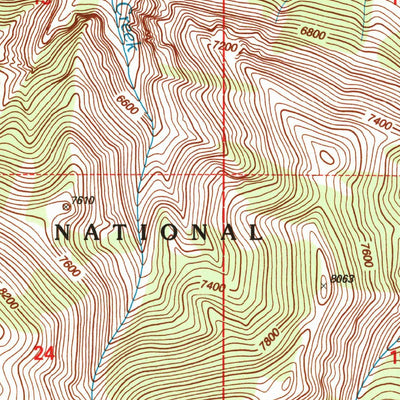 United States Geological Survey Nye, MT (1996, 24000-Scale) digital map