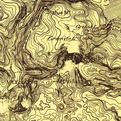 United States Geological Survey Nye, MT-WY (1898, 125000-Scale) digital map