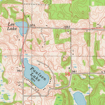 United States Geological Survey Nye, WI (1978, 24000-Scale) digital map