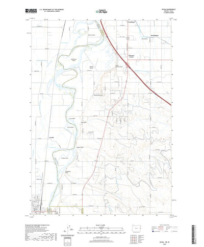 United States Geological Survey Nyssa, OR (2020, 24000-Scale) digital map