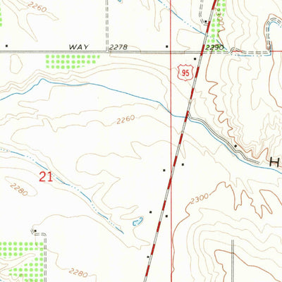 United States Geological Survey Nyssa, OR-ID (1965, 24000-Scale) digital map