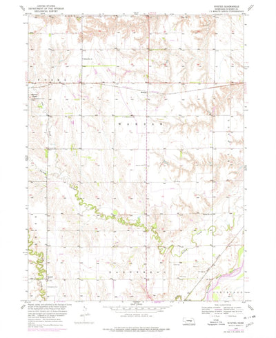 United States Geological Survey Nysted, NE (1953, 24000-Scale) digital map