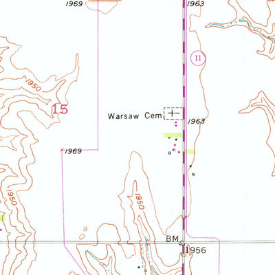 United States Geological Survey Nysted, NE (1953, 24000-Scale) digital map