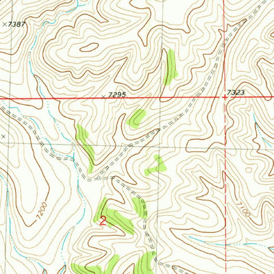 United States Geological Survey O Bar O Canyon East, NM (1981, 24000-Scale) digital map