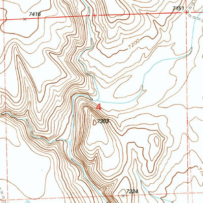 United States Geological Survey O Bar O Canyon East, NM (1999, 24000-Scale) digital map