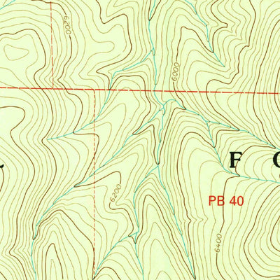 United States Geological Survey O Block Canyon, NM (1999, 24000-Scale) digital map