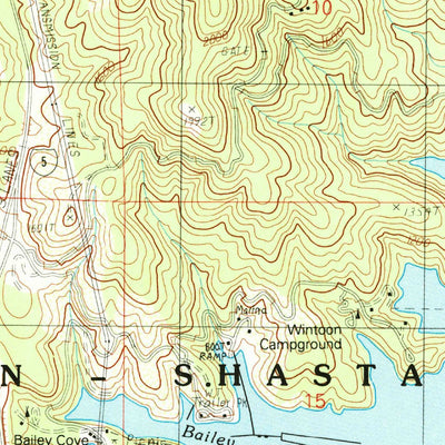 United States Geological Survey O'Brien, CA (1990, 24000-Scale) digital map