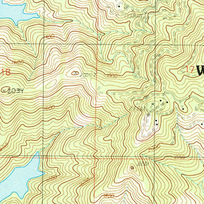 United States Geological Survey O'Brien, CA (1990, 24000-Scale) digital map