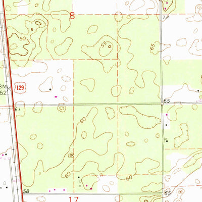 United States Geological Survey O'Brien, FL (1969, 24000-Scale) digital map