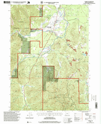 United States Geological Survey O'Brien, OR (1996, 24000-Scale) digital map