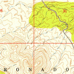United States Geological Survey O'Donnell Canyon, AZ (1948, 24000-Scale) digital map