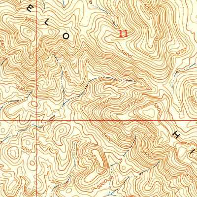 United States Geological Survey O'Donnell Canyon, AZ (1948, 24000-Scale) digital map