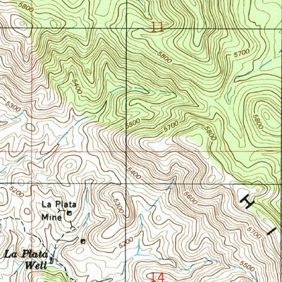 United States Geological Survey O'Donnell Canyon, AZ (1996, 24000-Scale) digital map