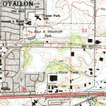 United States Geological Survey O'Fallon, MO (1994, 24000-Scale) digital map