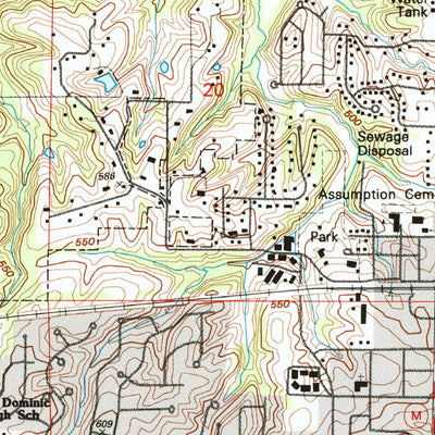 United States Geological Survey O'Fallon, MO (1994, 24000-Scale) digital map