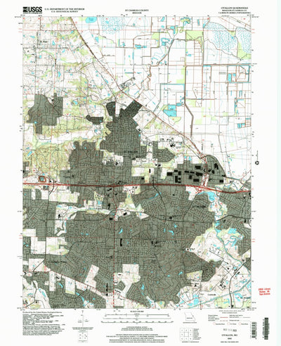 United States Geological Survey O'Fallon, MO (2002, 24000-Scale) digital map