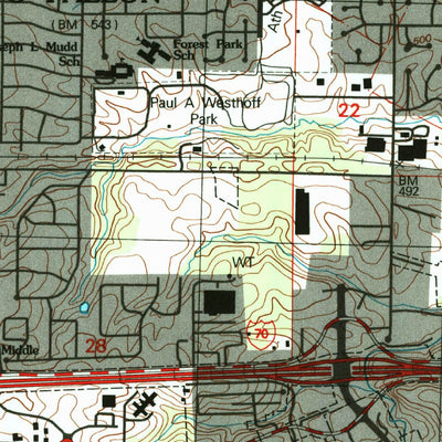 United States Geological Survey O'Fallon, MO (2002, 24000-Scale) digital map