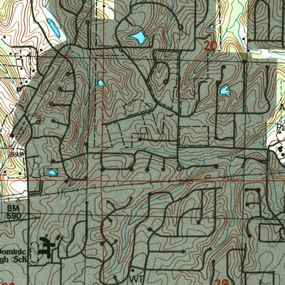 United States Geological Survey O'Fallon, MO (2002, 24000-Scale) digital map