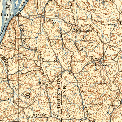 United States Geological Survey O'Fallon, MO-IL (1903, 125000-Scale) digital map