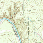 United States Geological Survey O.H. Ivie Reservoir, TX (1967, 24000-Scale) digital map