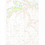 United States Geological Survey O'Hanlon Coulee, MT (1953, 24000-Scale) digital map