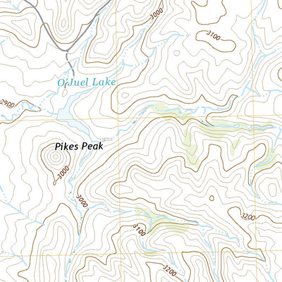 United States Geological Survey O'Juel Lake, MT (2020, 24000-Scale) digital map