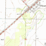 United States Geological Survey O'Kean, AR (1965, 24000-Scale) digital map