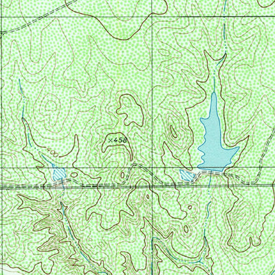 United States Geological Survey O'Keefe Lake, TX (1979, 24000-Scale) digital map