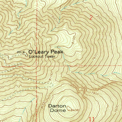 United States Geological Survey O'Leary Peak, AZ (1983, 24000-Scale) digital map