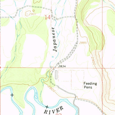 United States Geological Survey O'Neil, OR (1962, 24000-Scale) digital map