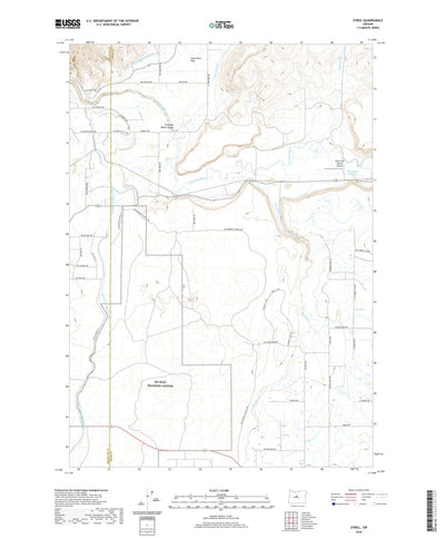 United States Geological Survey O'Neil, OR (2020, 24000-Scale) digital map