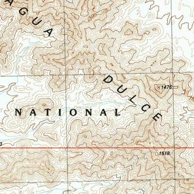 United States Geological Survey O'Neill Hills, AZ (1990, 24000-Scale) digital map