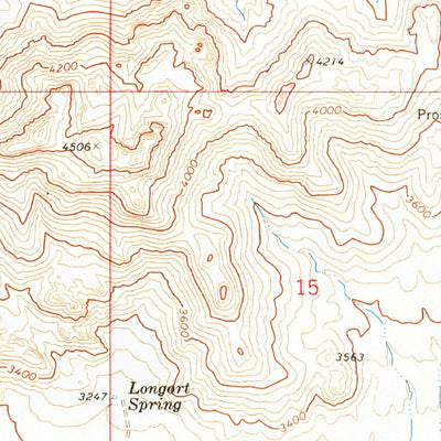 United States Geological Survey O'Neill Pass, AZ (1969, 24000-Scale) digital map