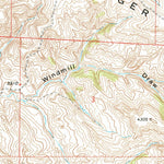 United States Geological Survey O T O Ranch, WY-MT (1970, 24000-Scale) digital map