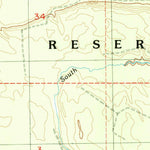United States Geological Survey O'Took Prairie, WA (1990, 24000-Scale) digital map