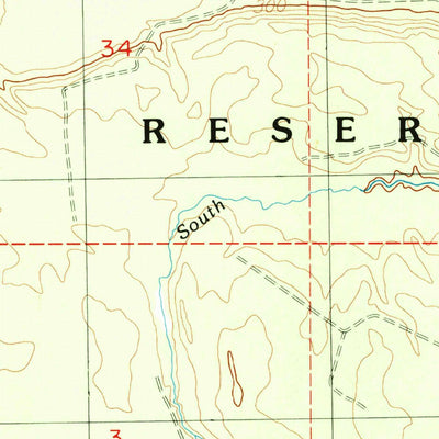 United States Geological Survey O'Took Prairie, WA (1990, 24000-Scale) digital map