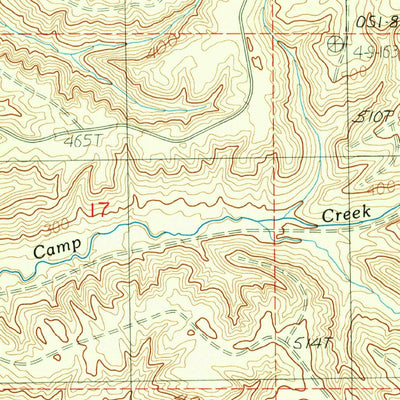 United States Geological Survey O'Took Prairie, WA (1990, 24000-Scale) digital map