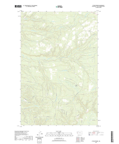 United States Geological Survey O'Took Prairie, WA (2020, 24000-Scale) digital map