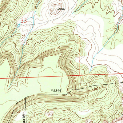 United States Geological Survey O V Mesa, CO (1993, 24000-Scale) digital map