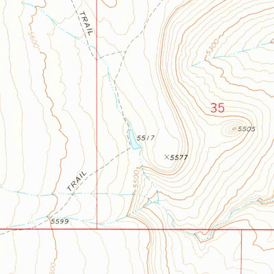 United States Geological Survey O X Lake, ID (1972, 24000-Scale) digital map