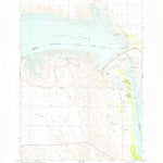 United States Geological Survey Oahe Dam, SD (1973, 24000-Scale) digital map