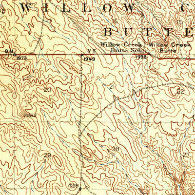 United States Geological Survey Oahe, SD (1937, 62500-Scale) digital map