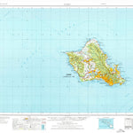 United States Geological Survey Oahu, HI (1970, 250000-Scale) digital map