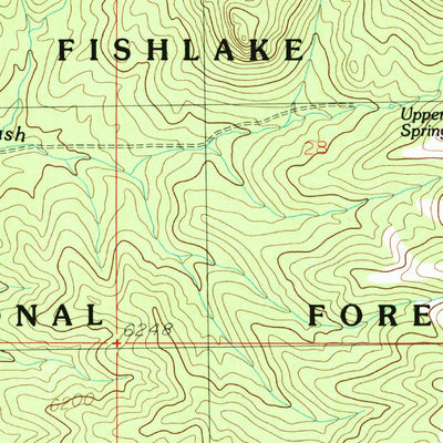 United States Geological Survey Oak City South, UT (1985, 24000-Scale) digital map